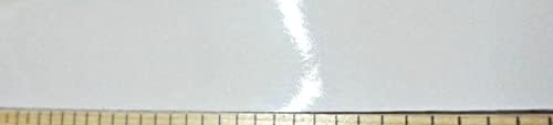 Banda de borda de poliéster de alto brilho branco de alto brilho 4 x 120 polegadas não luminadas rolando 1/50