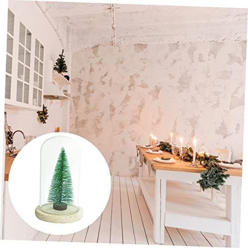 Árvore de Natal da Árvore de Natal da Árvore de Natal de Sewacc Decoração de Natal Tree Christmas Tree Glass Dome Lâmpada