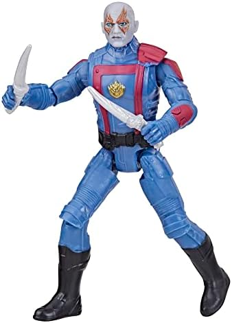Guardiões da Marvel Studios da galáxia vol. 3 Drax Action Figura, Epic Hero Series, Super Hero Toys for Kids com