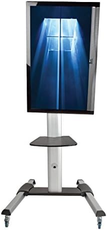 Tripp Lite Mobile TV Monitor de piso plano Stand Stand Cart Hight-Ajustable LCD 32-70 Display, Black