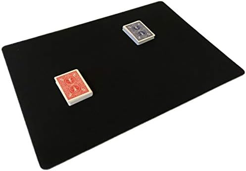 Superior Black Close-Up Magic Pad, tapete de mesa sem deslizamento para truques de cartas e ilusões de moedas-16