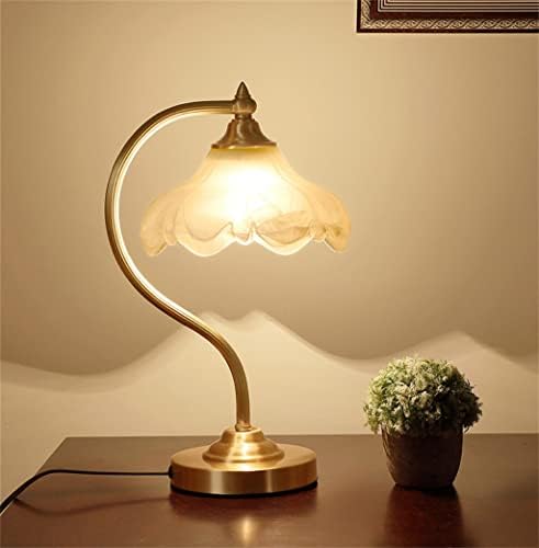 Lâmpada de mesa de design de vidro de cobre de ouro Genigw para sala de estar de sala de jantar de cabeceira de cama
