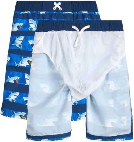 Conjunto de guarda -precipitação dos garotos ixtreme - 4 peças UPF 50+ camisa de natação e banheira de maiô