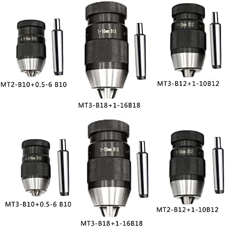 FAUUCHE CUCK 1PCS MORSE CONE MT1 MT2 MT3 B10 B12 B16 B18 B22 DROCH CHUCK AUMENTO AUMENTO DO FERRO DE FERRO DE DIREITO LUZ