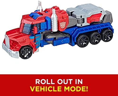 Transformers Toys Heroic Optimus Prime Action Figura - Figura atemporal em larga escala, mudanças em caminhão de