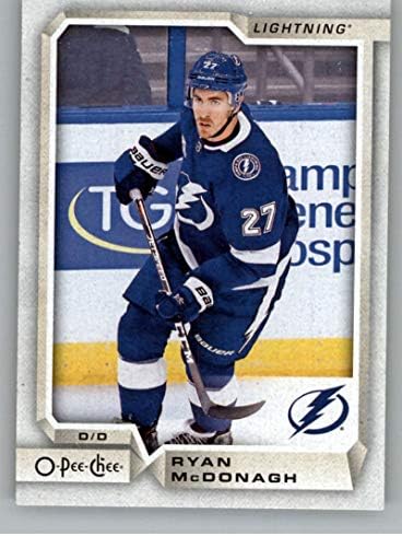 2018-19 OPC O-PEE-Chee Hockey 456 Ryan McDonagh Tampa Bay Lightning Officer 18/19 NHL Trading Card