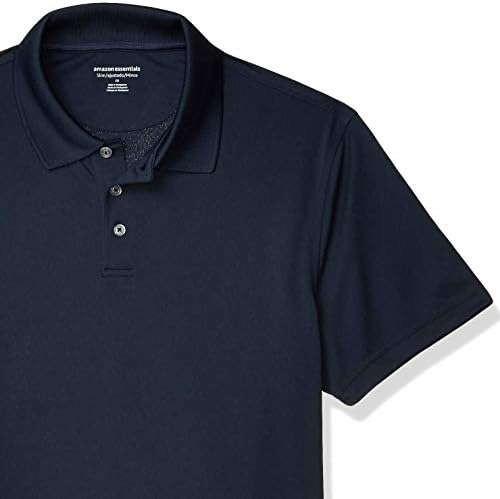 Essentials Men Slim-Fit Straw Sech Golf Polo Shirt