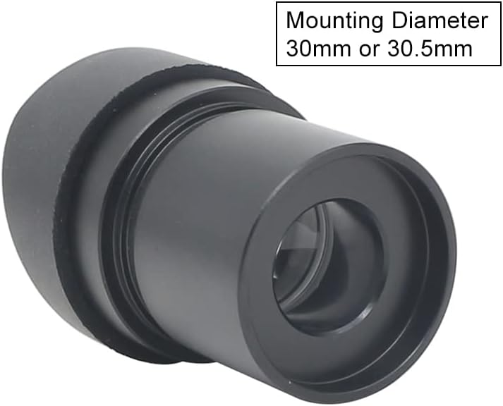 Kit de acessórios para microscópio para adultos um par wf10x wf15x wf20x oculares, para microscópio estéreo com xícaras de borracha, lente óptica de vista de campo amplo 30mm 30,5mm de laboratório consumíveis