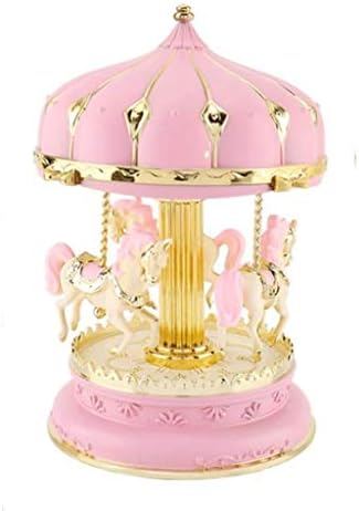 LhllHl Pink Music Box Caixa de músicas Caixa de música Toy Toy Aniversário de Aniversário de Aniversário de Natal Presente de Aniversário