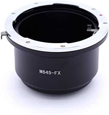 Compatível com as lentes de montagem M645 para câmeras de montagem em FX X X100, X10, X-S1, X-Pro1, X-E1, Xf1, X20, X100s, M645 para FX Adaptador de lente para câmera para câmera