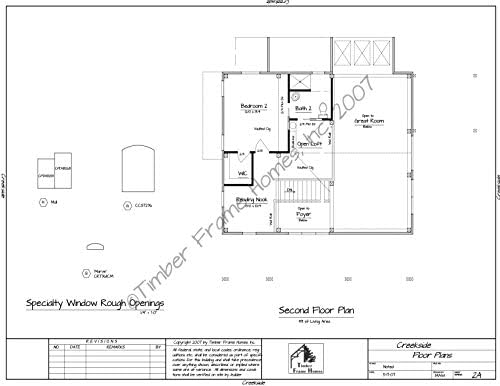 Planos domésticos - The Creekside Ridge Timber Frame