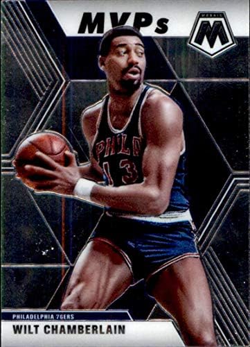 2019-20 Panini Mosaic 300 Wilt Chamberlain Philadelphia 76ers MVP Basketball Card