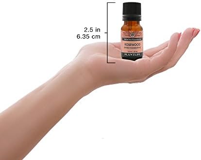 Óleo essencial para aromaterapia em pau -rosa da vida - diretamente da planta de grau terapêutica pura - sem aditivos ou enchimentos - 10 ml