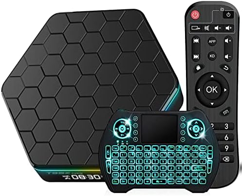 TOPIPRO Android TV Box 12.0, T95Z Plus Android Box 2023 4 GB RAM 32 GB ROM, H618 Quad-Core 2.4g 5,8g Dual WiFi 6 Ethernet LAN, Bluetooth