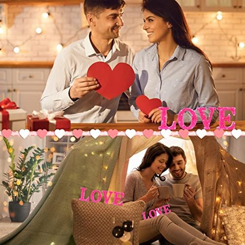 4 PCs Dia dos namorados Love Sign Love Letras de madeira
