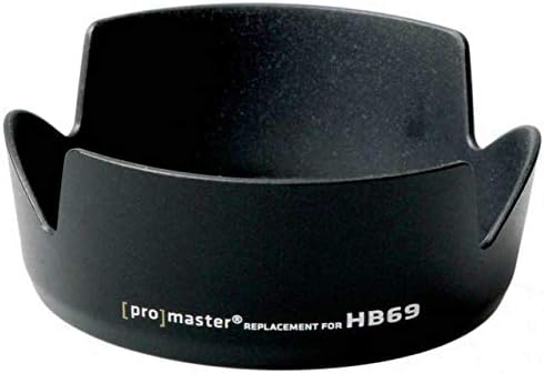Promaster Substituição Petal Lens Hood para Nikon HB-69, Black