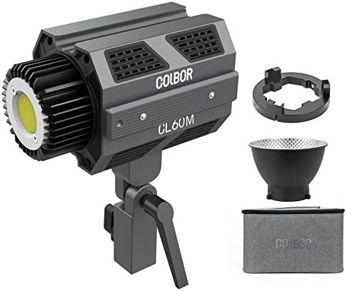 XIXIAN CL60M Compact Studio LED Vídeo Luz de vídeo 65W Photography Preenche Light 5600K Dimmable Cri97+ 7 Modos de