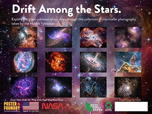 Astronomia Calendário 2023 Presentes Espaciais Hubble Telescope Astronomy Gifts Science Wall Montante Planejador Grande