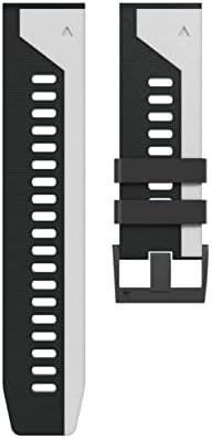 Buday 22 26mm Colorido Quickfit Watch tiras para Garmin Fenix ​​7 7x Silicone EasyFit Watch Watch