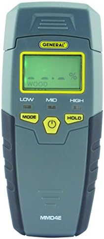 Ferramentas gerais MMD4E Medidor de umidade digital, Grays & Klein Tools ET140 Medidor de umidade sem pinos para detecção