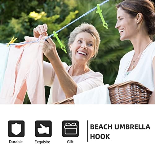 Ganchos de roupas guarda -chuva pendurada gancho zíper de zíper de praia guarda -chuva de guarda