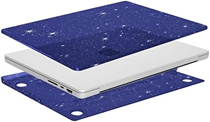 Mosis Compatível com MacBook Pro 16 polegadas Caso 2023 2022 2021 Liberação M2 A2780 A2485 M1 CHIP com ID de toque, concha dura de plástico brilhante e protetor de tela de plástico GLITTER GLITTE & TECLAD