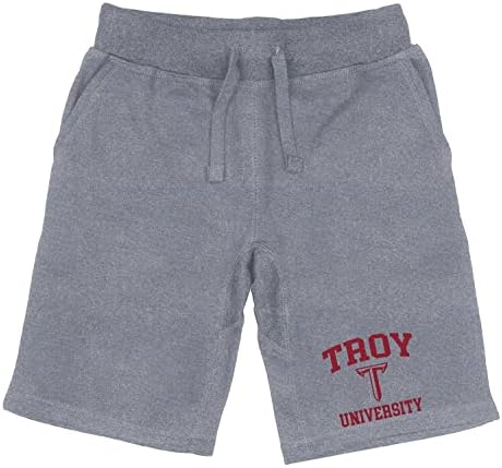 Troy University Trojans Seal College College Fleece Shorts