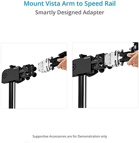 Montagem do soquete proaim vsta para o kit de montagem dura compatível com o braço estabilizador Proaim Vista. Para