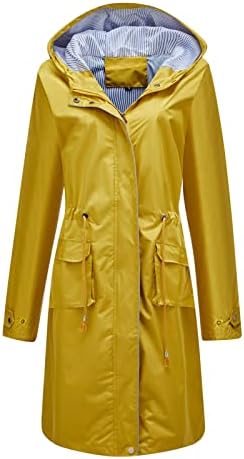 Jaquetas de zíper feminino com bolsos de manga comprida Windbreaker Mountain Wear Fashion Fashion Casaco Longo Casaco Longo