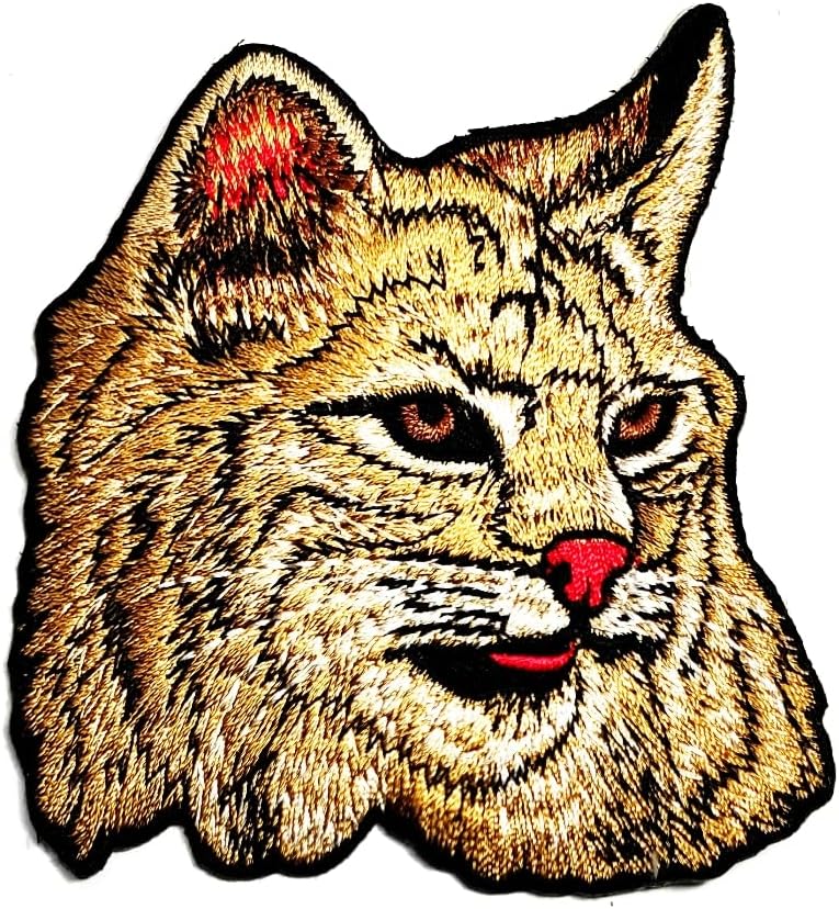 Kleenplus Jungle Cat Patch Crafts Artes Reparar Reparo Jungle Cat Cartoon Bordado Ferro bordado em costura em manchas de crachá