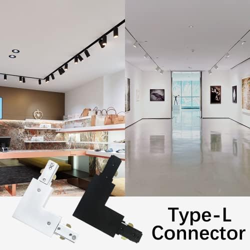 H Trilha L Connector H Tipo de circuito único 3-fio-1 Kit de iluminação de faixa para H Sistema de trilha H System Acessórios