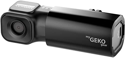 Câmera de motocicleta Mygekogear por Adesso Moto Snap 1080p com aplicativo para acesso a vídeo instantâneo, sensor