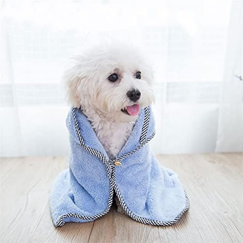 Gsportfis Pet Tootom Bathrobe Super Absorvent Bath Robe Microfiber Towls Limpando Filhote de secagem