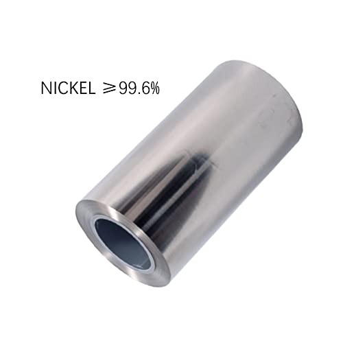 Surprecisão Pure Nickel Sheet Pure Nickel Strip 100mm x 100mm x 5mm, 99,6% de placa de níquel para experimentos científicos