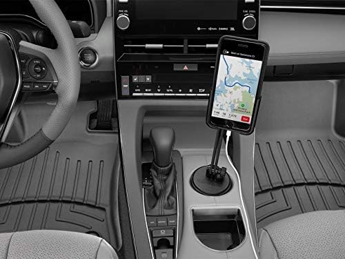 WEATHERTECH CUPFONE DOIS Vistas com extensão, porta do telefone celular para carro, montagem por telefone - o suporte do copo universal