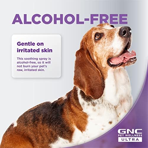 GNC Ultra Medicated Shampoo 16oz | Shampoo para animais de estimação de alívio medicamentoso para cães | Shampoo GNC para cães com infecções e irritações de fungos coceira, 16 onças