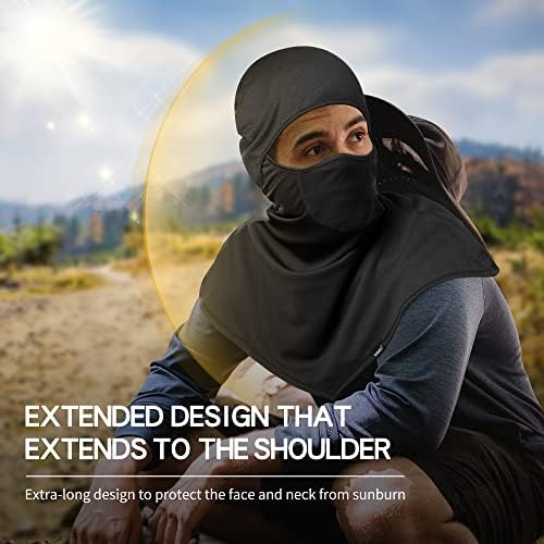 Balaclava - Máscara de pesca do sol do Summer Protection Sun Protecting Máscara de sol respirável à prova de vento para homens