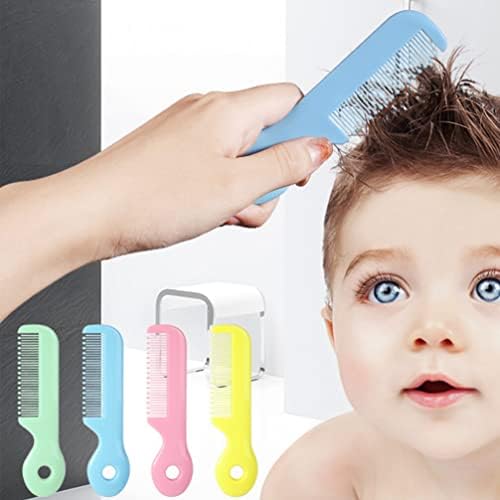 Toyvian 4pcs Hair colorido penteados escova de cabelo infantil conjunto de molho fino para crianças homens homens plásticos coloridos pente de molho fino