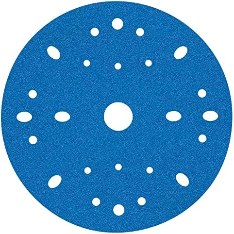 3M Hookit Blue Abrasive Disc Multi-Burb, 36170, 6 pol. 40 grau, 50 discos por caixa