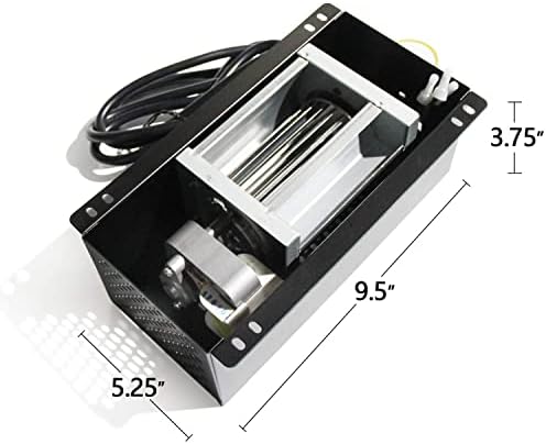 Chave de termostato magnético de Hongso e variável de velocidade S31105 Ventilador do ventilador 110V ~ 120V para o GHP Group,