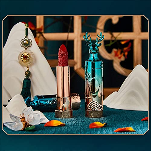 Velvet redonda de tubo redondo batom de natal névoa hidratante coleção de lábios glosses brilhantes para mulheres e meninas maquiagem