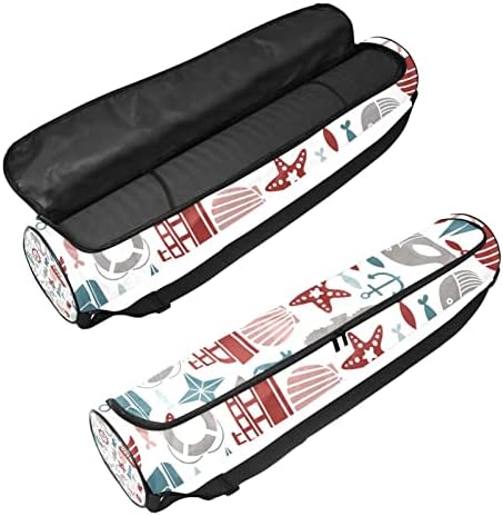 Navio âncora Voyage Yoga Mat Carrier Bag com alça de ombro Bolsa de ginástica de saco de ginástica