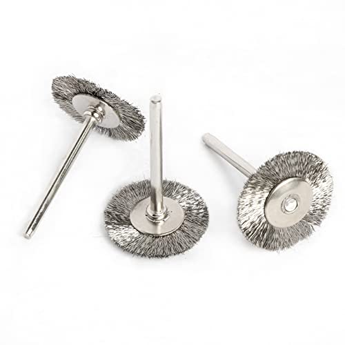 Escovas de arame de aço inoxidável Definir escovas de roda de aço acessórios para ferramentas rotativas