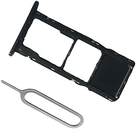 Soomine Single SIM Bandeja Micro SD Substituição compatível com LG K51 LMK500 K500MM K500QM K500UM BLACK