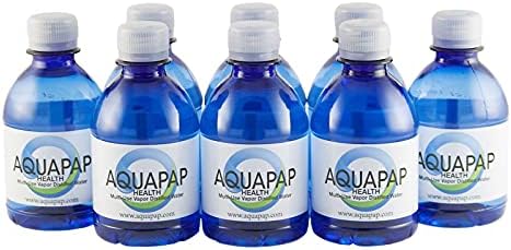 Aquapap Health Neti Pot Pote Nasal Vapor de Irrigação Água Destilada 8 Pacote de 8oz Garrafas de Serviço Único