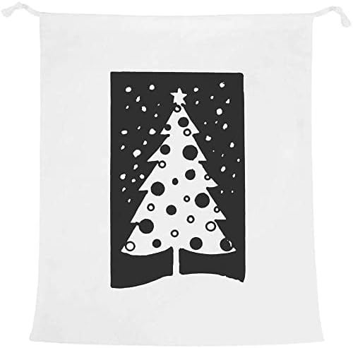 'Árvore de Natal em Snow' Lavanderia/Bolsa de Lavagem/Armazenamento