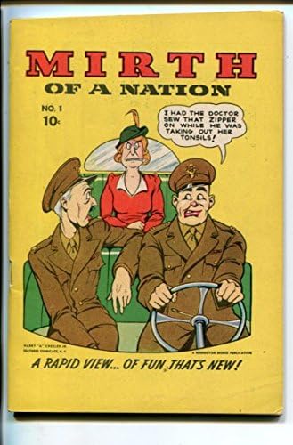 Alegria de uma nação nº 1-1940's-wwii color comics-digest forma-sul estados-vf+