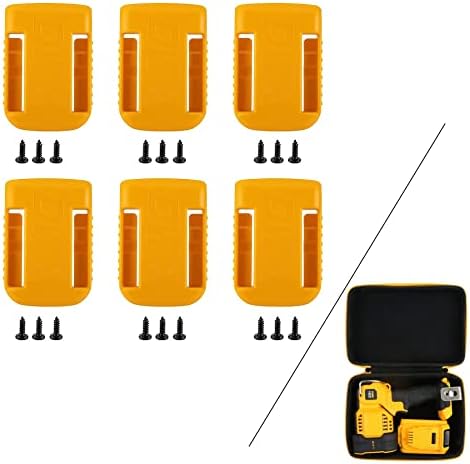 Portador da bateria do DeWalt Tool/Luz de luz Substituição de caixa para DeWalt DCL043/DEWALT 20V 60V Bateria de ferramentas