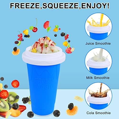 Fluxy Cup Sushie Cup Maker Squeeze, Tik Tok Shake Shake Frozen Magic Maker Squeeze Copo Casas de sorvete de leite de verão