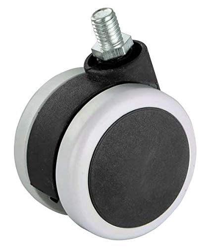 VXB Brand 60mm Roda de rodízio 77 libras giratória e nylon de freio superior e capacidade de carga de cloreto de polivinil